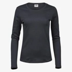 590 - Ladies LS Interlock T-Shirt