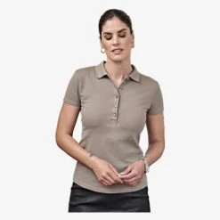 145 - Ladies Luxury Stretch Polo