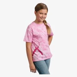 TD007J - Kids Pink Ribbon T