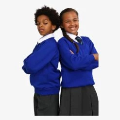 MD02B - Sweat-shirt Col V Enfant Coloursure™