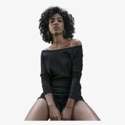 Build Your Brand BY107 - Ladies Batwing Longsleeve