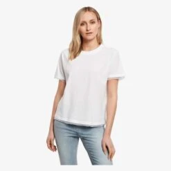 Build Your Brand BY124 - Ladies Laces Tee