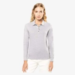 KARIBAN K265 - Polo Jersey Manches Longues Femme