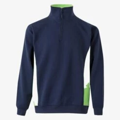 105704 - Sweat Bicolore Col Zippé