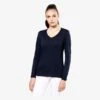 PK307 - T-shirt Supima® Col V Manches Longues Femme -Karioact Boutique aHR0cDovL21lZGlhMi5kZXNpZ25wYXJ0bmVyLmZyL2MvcC1NVC8xNjM4Ni5qcGc