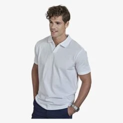 1404 - Luxury Stretch V-neck Polo