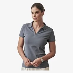 1409 - Women's Luxury Stretch V-neck Polo