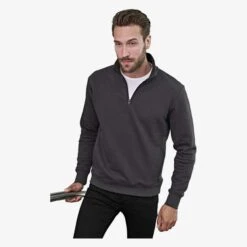 5438 - Half Zip Sweatshirt