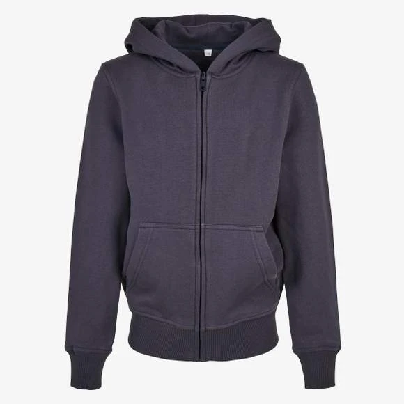 Build Your Brand BY188 - Kids Organic Basic Zip Hoody 3 Build Your Brand BY188 - Kids Organic Basic Zip Hoody