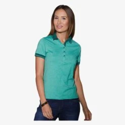 James & Nicholson JN705 - Ladies´ Heather Polo