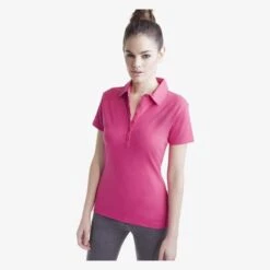 SK042 - Women's Short Sleeved Stretch Polo