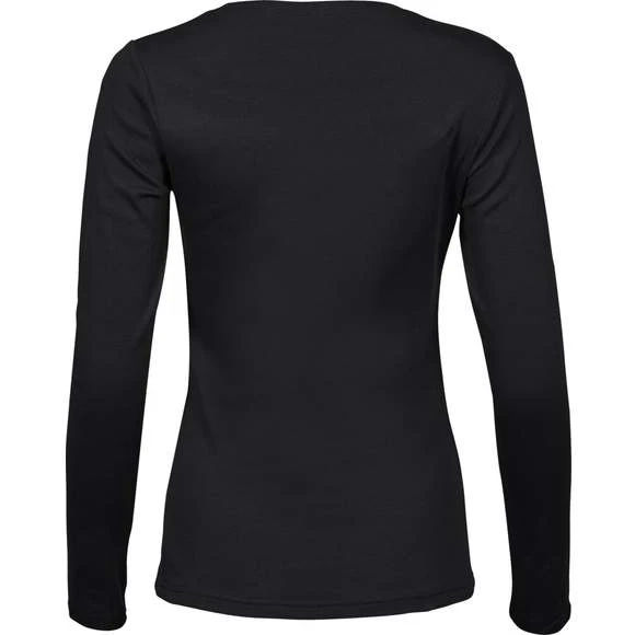 590 - Ladies LS Interlock T-Shirt 5 590 - Ladies LS Interlock T-Shirt – Image 3