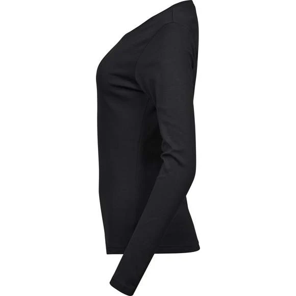 590 - Ladies LS Interlock T-Shirt 6 590 - Ladies LS Interlock T-Shirt – Image 4