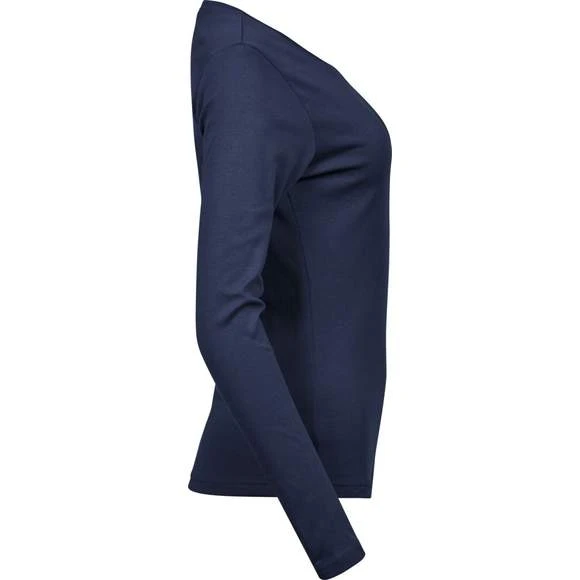 590 - Ladies LS Interlock T-Shirt 15 590 - Ladies LS Interlock T-Shirt – Image 13