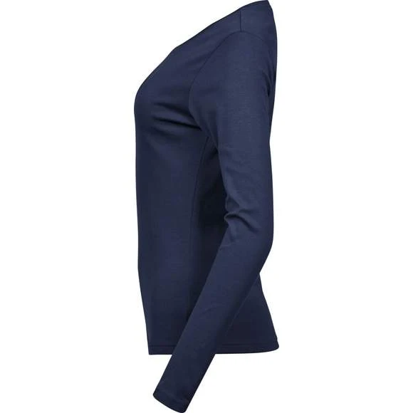 590 - Ladies LS Interlock T-Shirt 14 590 - Ladies LS Interlock T-Shirt – Image 12