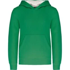 KARIBAN K453 - Sweat-shirt Capuche Contrastée Enfant -Karioact Boutique aHR0cDovL21lZGlhMi5kZXNpZ25wYXJ0bmVyLmZyL2MvcC82ODUzLzY4NTMtNTQwNS0xLmpwZw