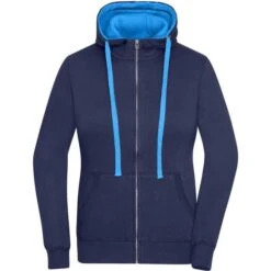 James & Nicholson JN962 - Ladies' Lifestyle Zip-Hoody -Karioact Boutique aHR0cDovL21lZGlhMi5kZXNpZ25wYXJ0bmVyLmZyL2MvcC83ODU1Lzc4NTUtMTA4NzQtMS5qcGc