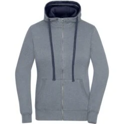James & Nicholson JN962 - Ladies' Lifestyle Zip-Hoody -Karioact Boutique aHR0cDovL21lZGlhMi5kZXNpZ25wYXJ0bmVyLmZyL2MvcC83ODU1Lzc4NTUtMTA4ODgtMS5qcGc