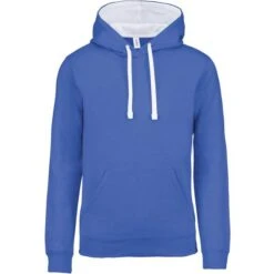 KARIBAN K465 - Sweat-shirt Capuche Contrastée Femme -Karioact Boutique aHR0cDovL21lZGlhMi5kZXNpZ25wYXJ0bmVyLmZyL2MvcC84NjI0Lzg2MjQtNTQxMS0xLmpwZw