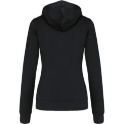 KARIBAN K467 - Sweat-shirt Zippé Capuche Contrastée Femme -Karioact Boutique aHR0cDovL21lZGlhMi5kZXNpZ25wYXJ0bmVyLmZyL2MvcC84NjI2Lzg2MjYtMTMxMC0yLmpwZw
