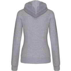 KARIBAN K467 - Sweat-shirt Zippé Capuche Contrastée Femme -Karioact Boutique aHR0cDovL21lZGlhMi5kZXNpZ25wYXJ0bmVyLmZyL2MvcC84NjI2Lzg2MjYtNTQwOC0yLmpwZw