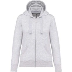 KARIBAN K464 - Sweat-shirt Zippé Capuche Femme -Karioact Boutique aHR0cDovL21lZGlhMi5kZXNpZ25wYXJ0bmVyLmZyL2MvcC84NjI3Lzg2MjctMTY1ODgtMS5qcGc