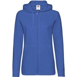 FRUIT OF THE LOOM 62-150-0 - Lightweight Hooded Sweat Jacket Lady-Fit -Karioact Boutique aHR0cDovL21lZGlhMi5kZXNpZ25wYXJ0bmVyLmZyL2MvcC8xMDE4OS8xMDE4OS00MDUtMS5qcGc