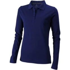 Elevate 38087 - Polo Manches Longues Pour Femmes Oakville -Karioact Boutique aHR0cDovL21lZGlhMi5kZXNpZ25wYXJ0bmVyLmZyL2MvcC8xMTQzNi8xMTQzNi0xMTc1Ni0xLmpwZw