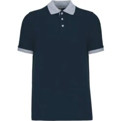 KARIBAN K258 - Polo Piqué Bicolore Homme -Karioact Boutique aHR0cDovL21lZGlhMi5kZXNpZ25wYXJ0bmVyLmZyL2MvcC8xNDQ5Ny8xNDQ5Ny01NDE2LTEuanBn