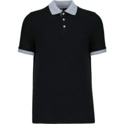 KARIBAN K258 - Polo Piqué Bicolore Homme -Karioact Boutique aHR0cDovL21lZGlhMi5kZXNpZ25wYXJ0bmVyLmZyL2MvcC8xNDQ5Ny8xNDQ5Ny0xNjU3NS0xLmpwZw