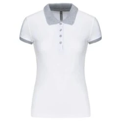 KARIBAN K259 - Polo Piqué Bicolore Femme -Karioact Boutique aHR0cDovL21lZGlhMi5kZXNpZ25wYXJ0bmVyLmZyL2MvcC8xNDQ5OC8xNDQ5OC0xNjU3OS0xLmpwZw