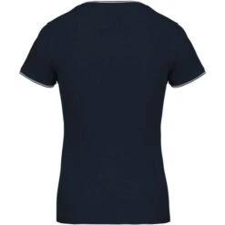 KARIBAN K394 - T-shirt Maille Piquée Col V Femme -Karioact Boutique aHR0cDovL21lZGlhMi5kZXNpZ25wYXJ0bmVyLmZyL2MvcC8xNDU0MS8xNDU0MS0xNDM3NC0yLmpwZw