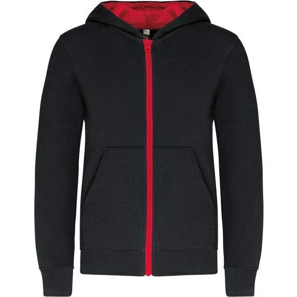 KARIBAN K486 - Sweat-shirt Zippé Capuche Enfant 16 KARIBAN K486 - Sweat-shirt Zippé Capuche Enfant – Image 14