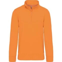 KARIBAN K487 - Sweat-shirt Col Zippé -Karioact Boutique aHR0cDovL21lZGlhMi5kZXNpZ25wYXJ0bmVyLmZyL2MvcC8xNDU1NC8xNDU1NC0xMjU0LTEuanBn