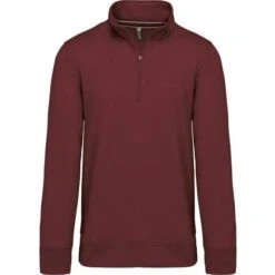 KARIBAN K487 - Sweat-shirt Col Zippé -Karioact Boutique aHR0cDovL21lZGlhMi5kZXNpZ25wYXJ0bmVyLmZyL2MvcC8xNDU1NC8xNDU1NC0xMzQyLTEuanBn