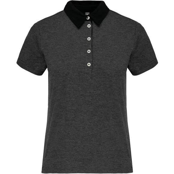 KARIBAN K261 - Polo Jersey Bicolore Femme 21 KARIBAN K261 - Polo Jersey Bicolore Femme – Image 19