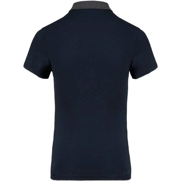 KARIBAN K261 - Polo Jersey Bicolore Femme 8 KARIBAN K261 - Polo Jersey Bicolore Femme – Image 6