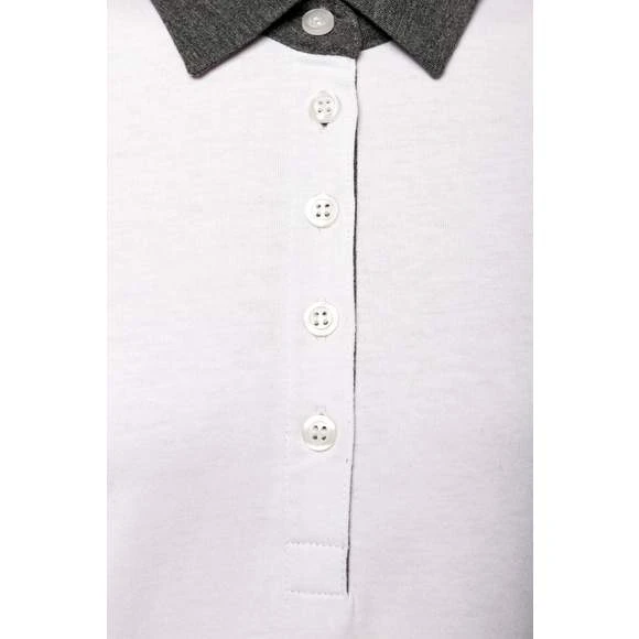 KARIBAN K261 - Polo Jersey Bicolore Femme 15 KARIBAN K261 - Polo Jersey Bicolore Femme – Image 13