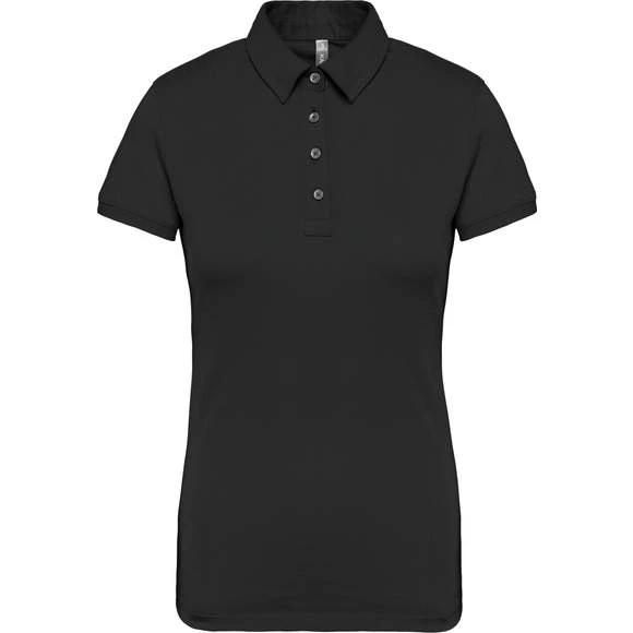 KARIBAN K263 - Polo Jersey Manches Courtes Femme 4 KARIBAN K263 - Polo Jersey Manches Courtes Femme – Image 2