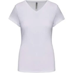 KARIBAN K3015 - T-shirt Col V Manches Courtes Femme -Karioact Boutique aHR0cDovL21lZGlhMi5kZXNpZ25wYXJ0bmVyLmZyL2MvcC8xNDUxOS8xNDUxOS0xODU2LTEuanBn