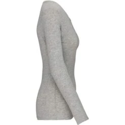 KARIBAN K3017 - T-shirt Col Rond Manches Longues Femme -Karioact Boutique aHR0cDovL21lZGlhMi5kZXNpZ25wYXJ0bmVyLmZyL2MvcC8xNDUyMS8xNDUyMS0xNjU4Ny0zLmpwZw