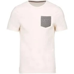 KARIBAN K375 - T-shirt Coton Bio Avec Poche -Karioact Boutique aHR0cDovL21lZGlhMi5kZXNpZ25wYXJ0bmVyLmZyL2MvcC8xNDUzNC8xNDUzNC0xNjU5NC0xLmpwZw
