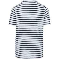 KARIBAN K378 - T-shirt Rayé Marin Avec Poche Manches Courtes -Karioact Boutique aHR0cDovL21lZGlhMi5kZXNpZ25wYXJ0bmVyLmZyL2MvcC8xNDUzNy8xNDUzNy0xMTY4NC0yLmpwZw