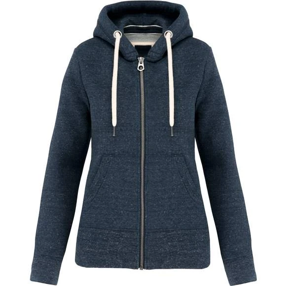 KARIBAN KV2307 - Sweat-shirt Vintage Zippé à Capuche Femme 13 KARIBAN KV2307 - Sweat-shirt Vintage Zippé à Capuche Femme – Image 11