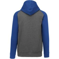 PROACT PA369 - Sweat-shirt Capuche Bicolore Adulte -Karioact Boutique aHR0cDovL21lZGlhMi5kZXNpZ25wYXJ0bmVyLmZyL2MvcC8xNTAzNC8xNTAzNC0xNjk1My0yLmpwZw