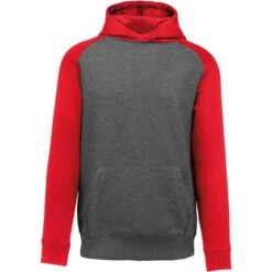 PROACT PA370 - Sweat-shirt Capuche Bicolore Enfant -Karioact Boutique aHR0cDovL21lZGlhMi5kZXNpZ25wYXJ0bmVyLmZyL2MvcC8xNTAzNS8xNTAzNS0xNjk1Mi0xLmpwZw