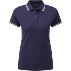 AQ021 - Polo Passepoilé Coupe Classique Femme - Col Contrasté -Karioact Boutique aHR0cDovL21lZGlhMi5kZXNpZ25wYXJ0bmVyLmZyL2MvcC8xNjg1MS8xNjg1MS0xODk1NS0xLmpwZw