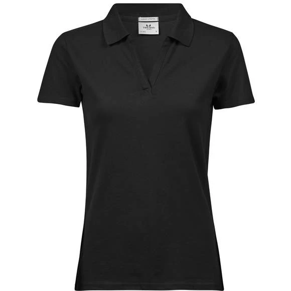 1409 - Women's Luxury Stretch V-neck Polo 8 1409 - Women's Luxury Stretch V-neck Polo – Image 6