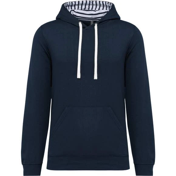 KARIBAN K4013 - Sweat-shirt à Capuche Contrastée à Motifs Unisexe 4 KARIBAN K4013 - Sweat-shirt à Capuche Contrastée à Motifs Unisexe – Image 2