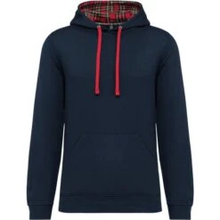 KARIBAN K4013 - Sweat-shirt à Capuche Contrastée à Motifs Unisexe 16 KARIBAN K4013 - Sweat-shirt à Capuche Contrastée à Motifs Unisexe -Karioact Boutique aHR0cDovL21lZGlhMi5kZXNpZ25wYXJ0bmVyLmZyL2MvcC8xNzQyMy8xNzQyMy0xOTcyMi0xLmpwZw